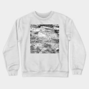 Marble - Black and White Crewneck Sweatshirt